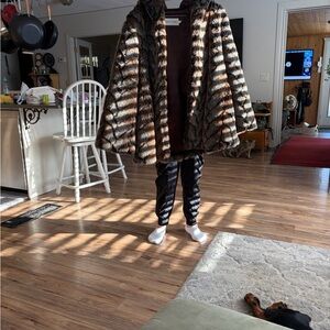 Betas Choice real fur vintage coat